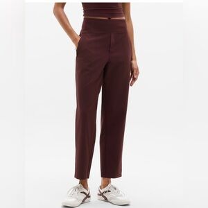 NWT Athleta Endless Garnet Pants size 10/T